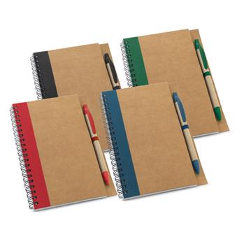 Caderno kraft 13x17,7 cm.