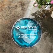 Sachê gel redondo 8,5cm.