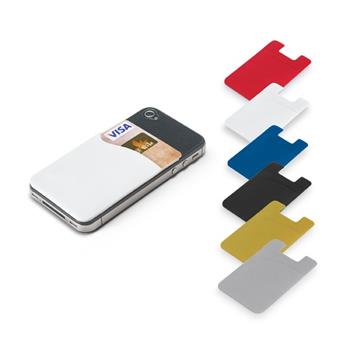 Porta Cartão em PVC 5,6x8,9x1 cm.